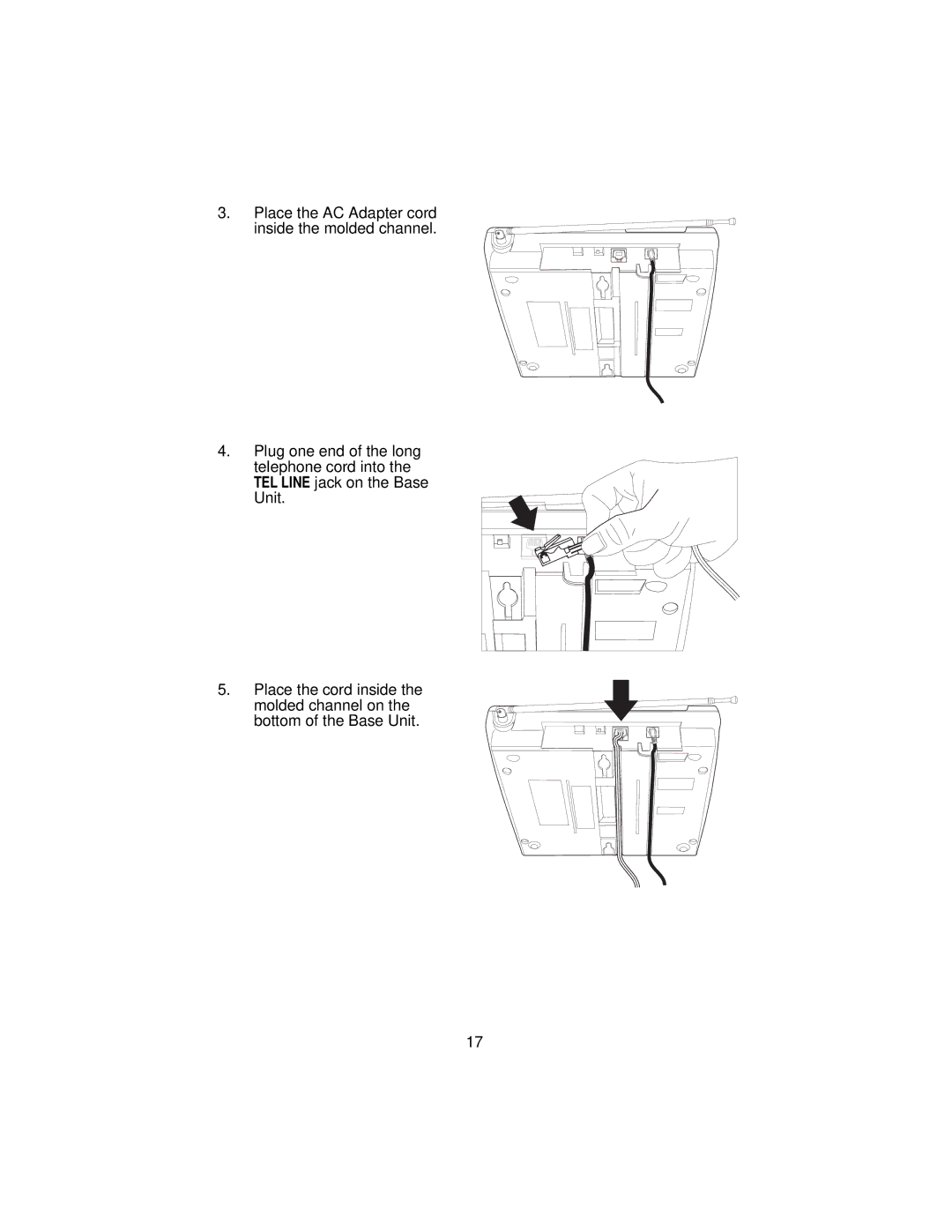 Uniden XC3545 important safety instructions 