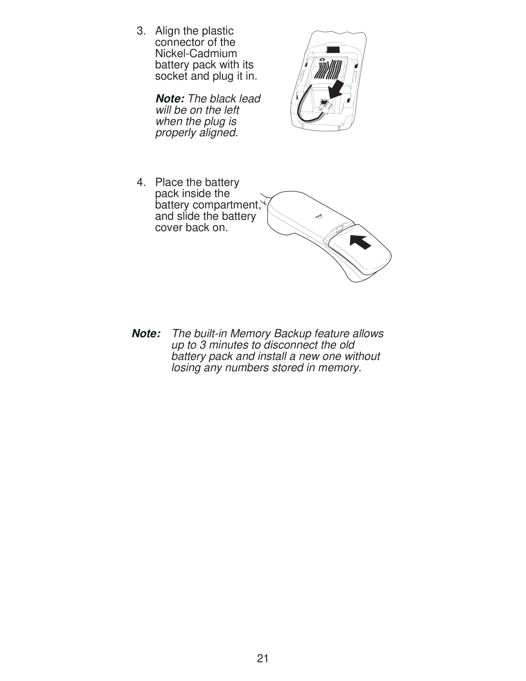 Uniden XC600/700 important safety instructions 