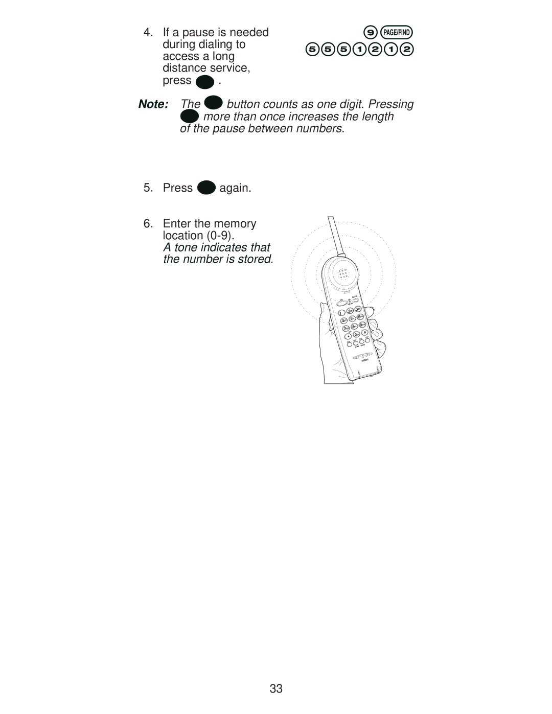 Uniden XC600/700 important safety instructions 5551212 