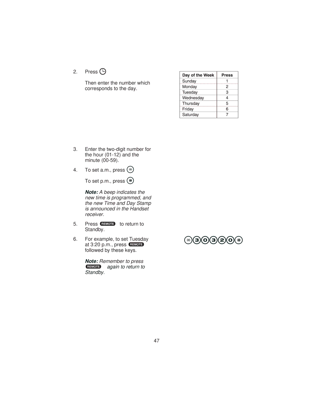 Uniden XCA4500 important safety instructions 30320# 