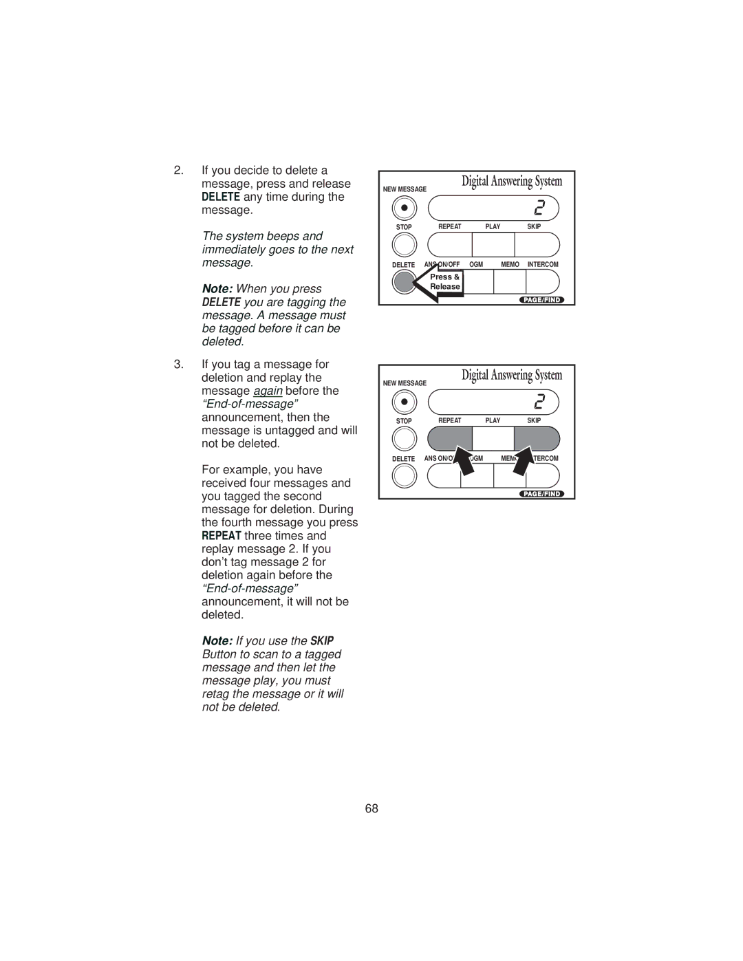 Uniden XCA4500 important safety instructions Press Release 