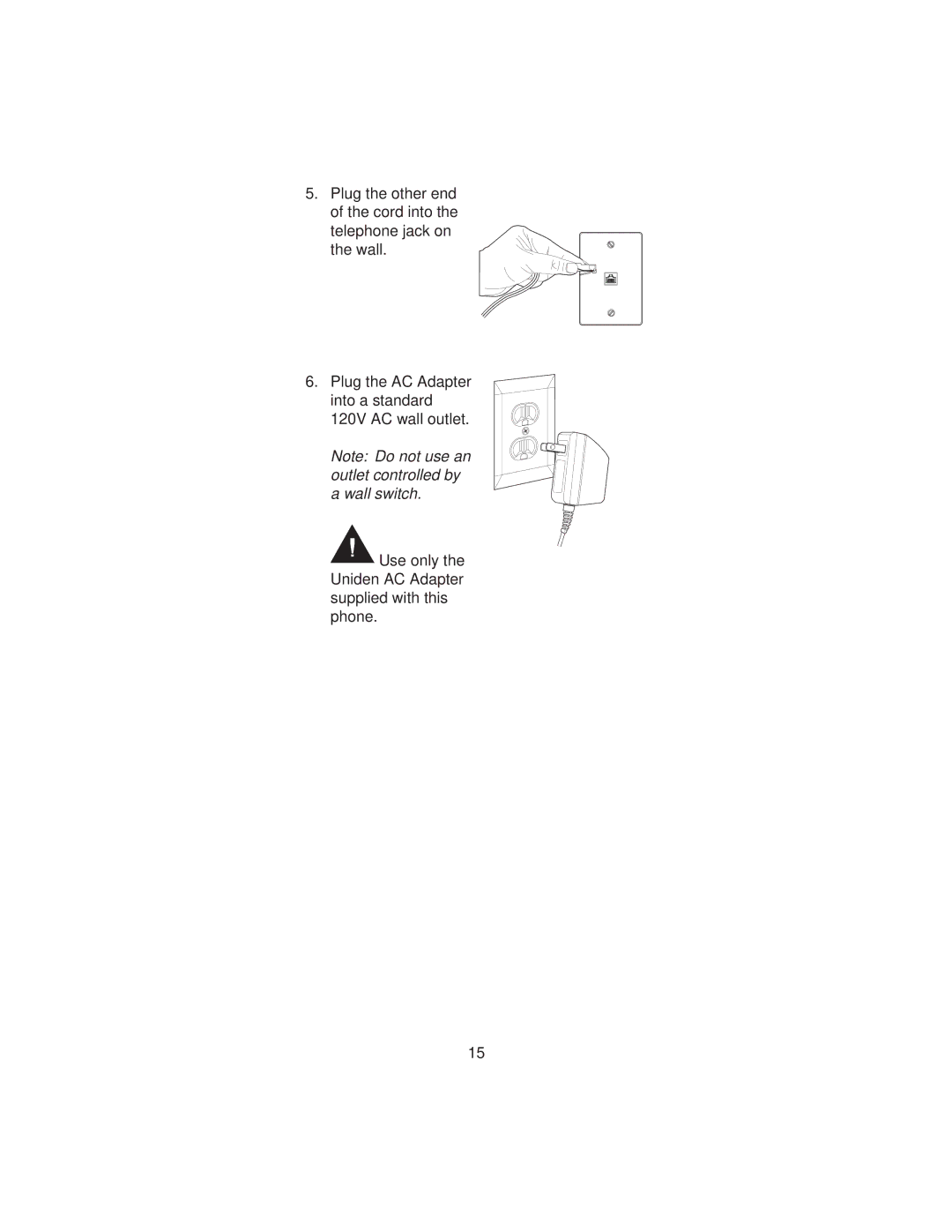 Uniden XCI-660 important safety instructions 