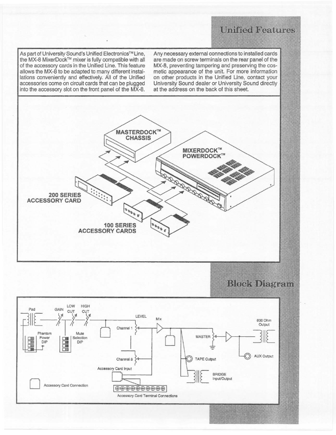 Unified Brands MX-8 manual 