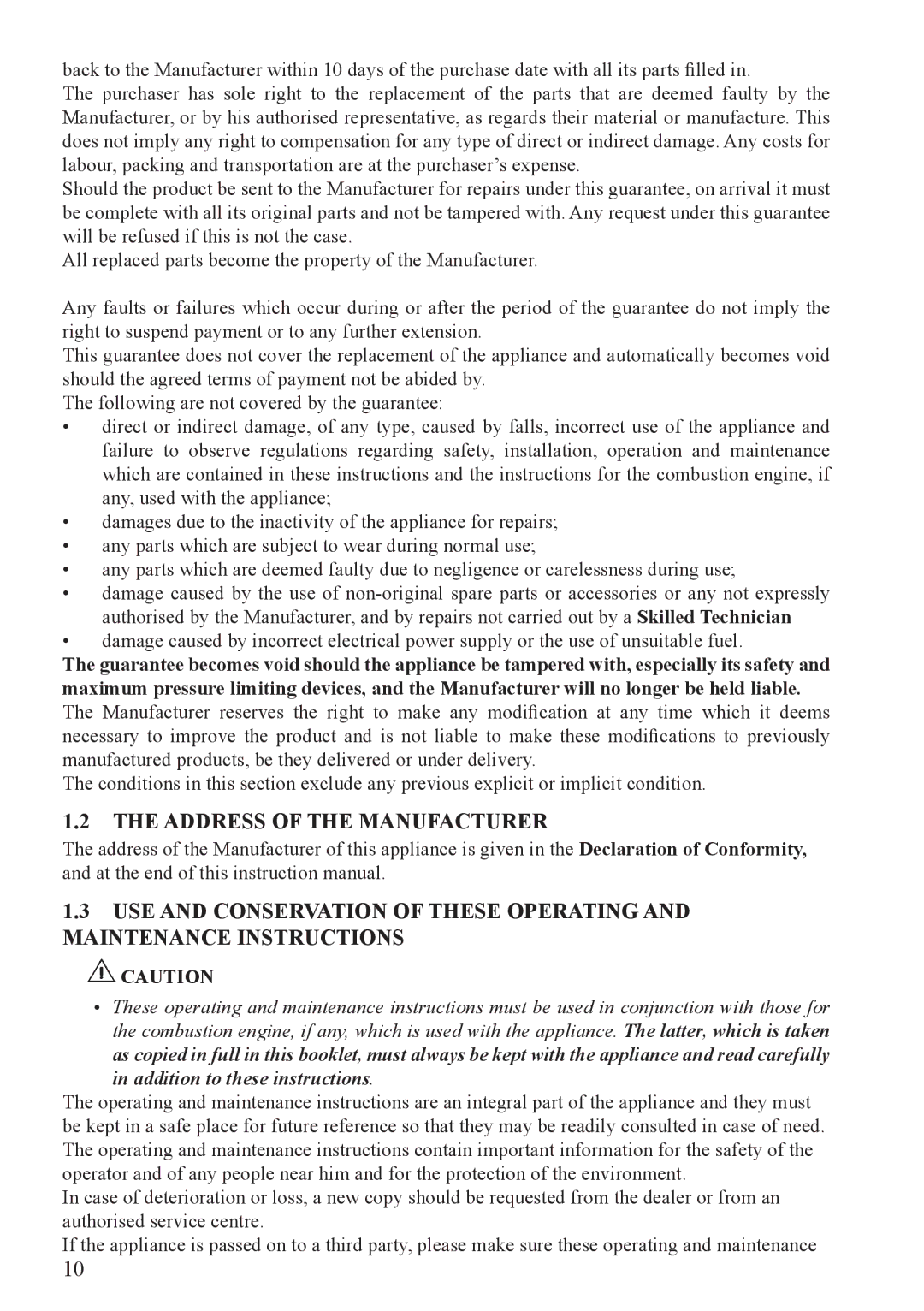 Unigreen Trolleys and Barrows manual 