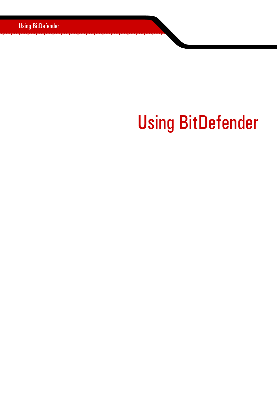 Unisar 1.24.1867 manual Using BitDefender 