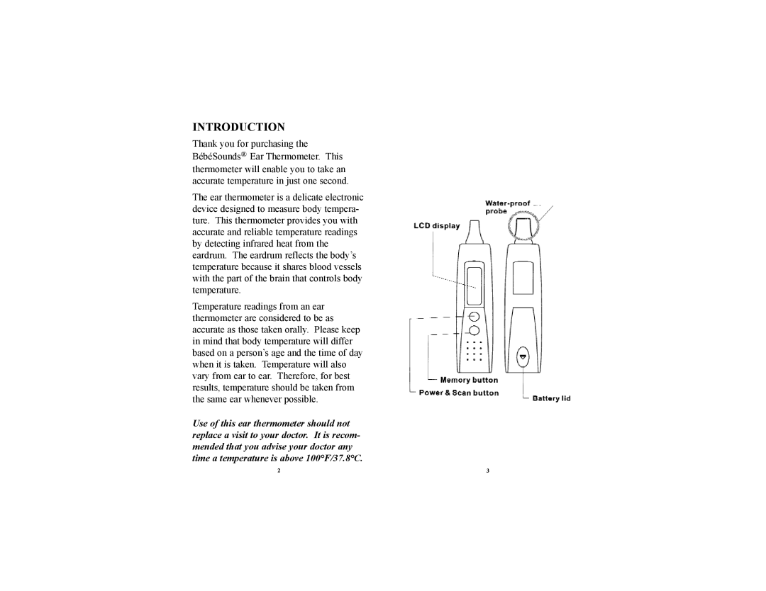 Unisar BR101 manual Introduction 