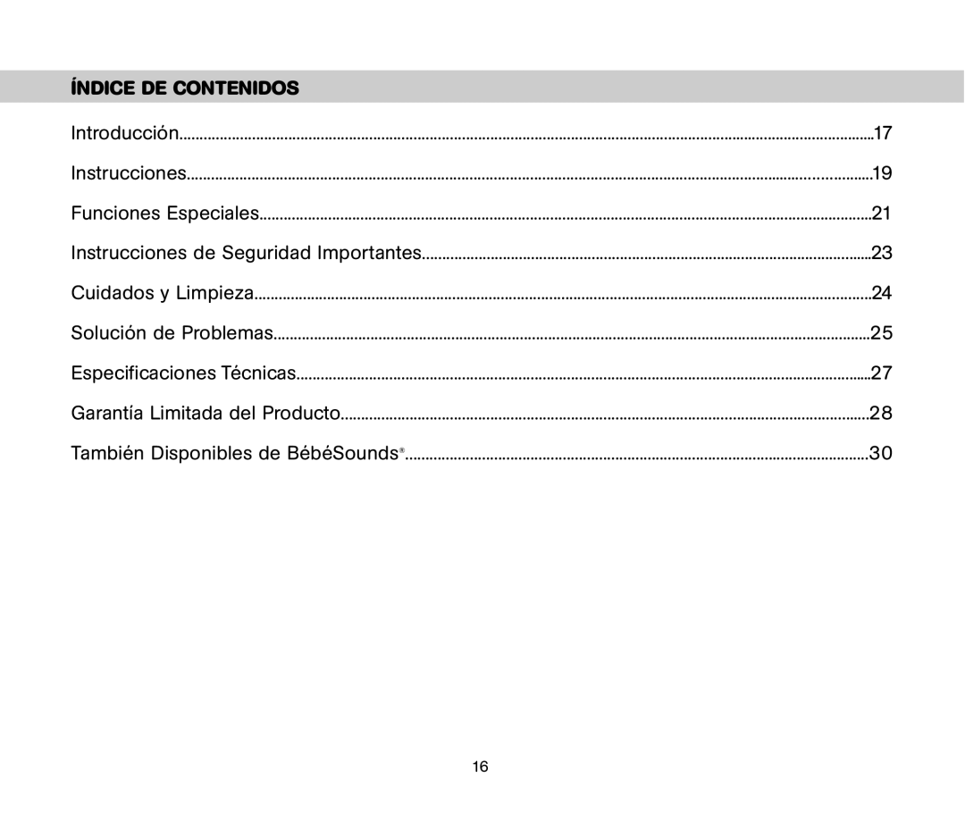 Unisar TV984 manual Índice DE Contenidos 