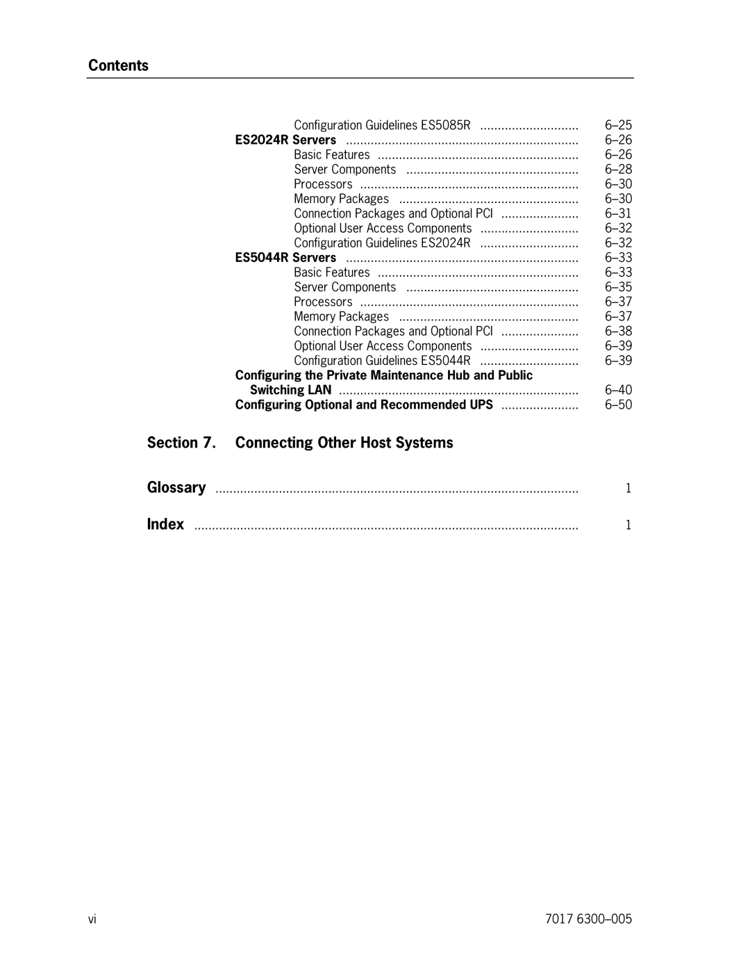 Unisys NX5820 manual Connecting Other Host Systems, Configuring the Private Maintenance Hub and Public 