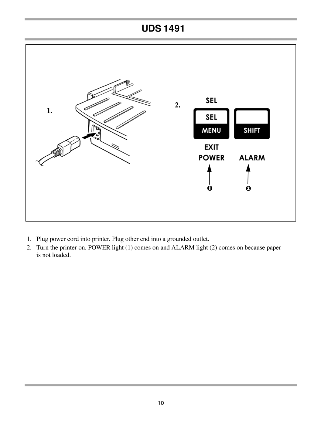 Unisys UDS 1491 setup guide Uds 