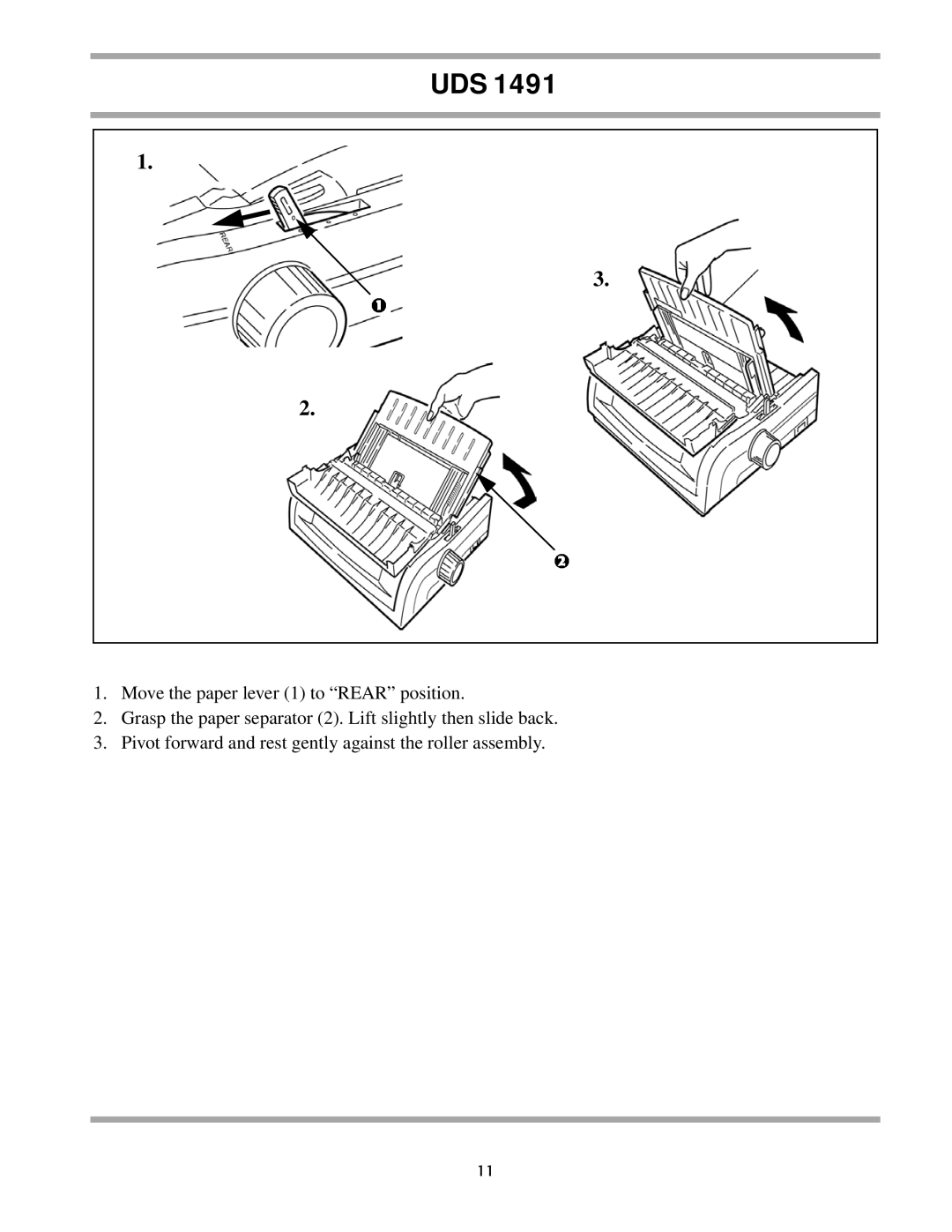 Unisys UDS 1491 setup guide Uds 