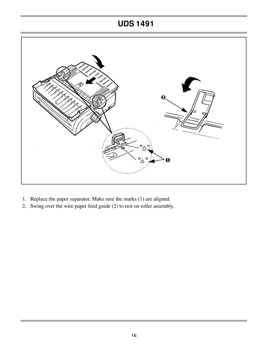 Unisys UDS 1491 setup guide Uds 