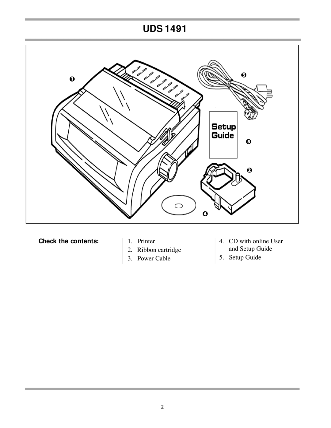 Unisys UDS 1491 setup guide Uds 