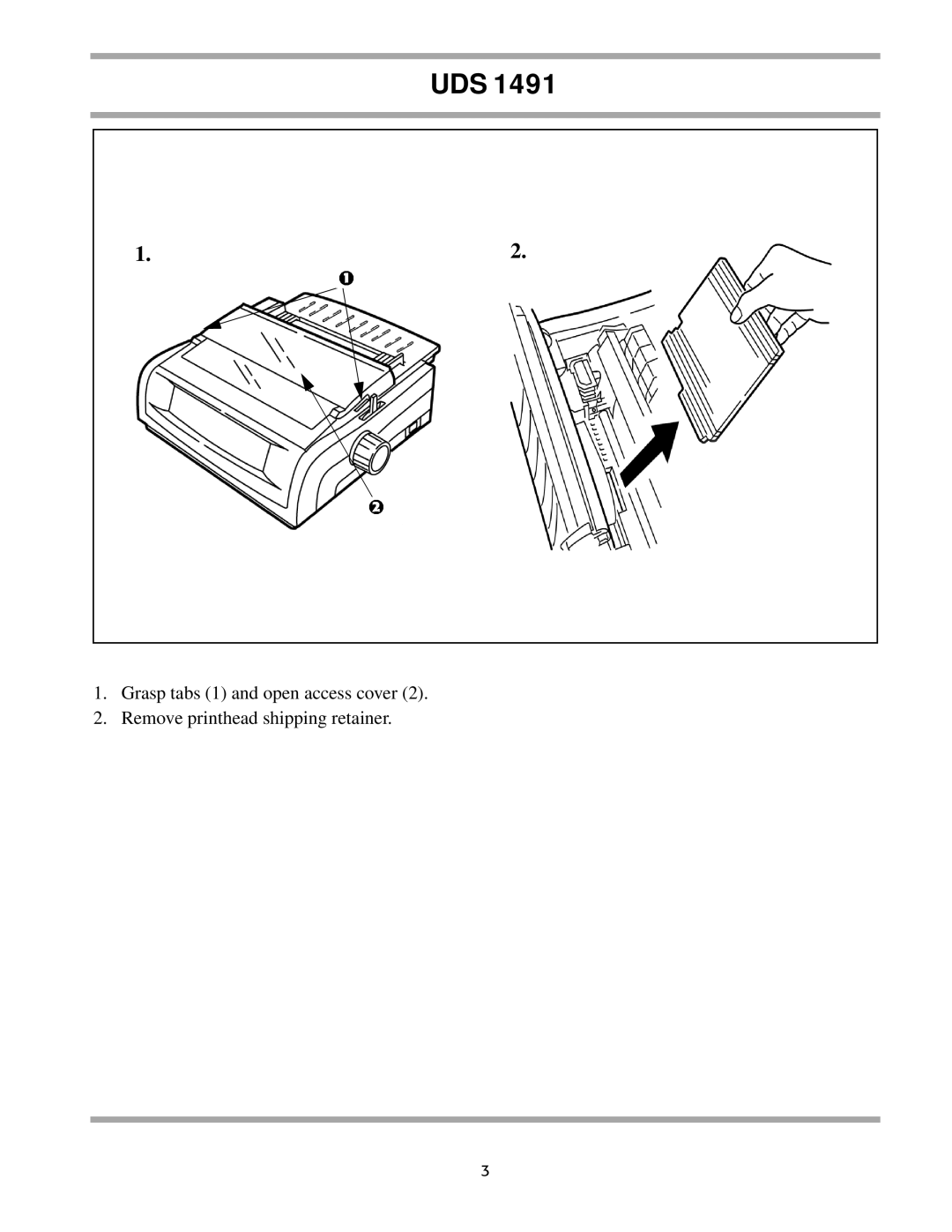 Unisys UDS 1491 setup guide Uds 