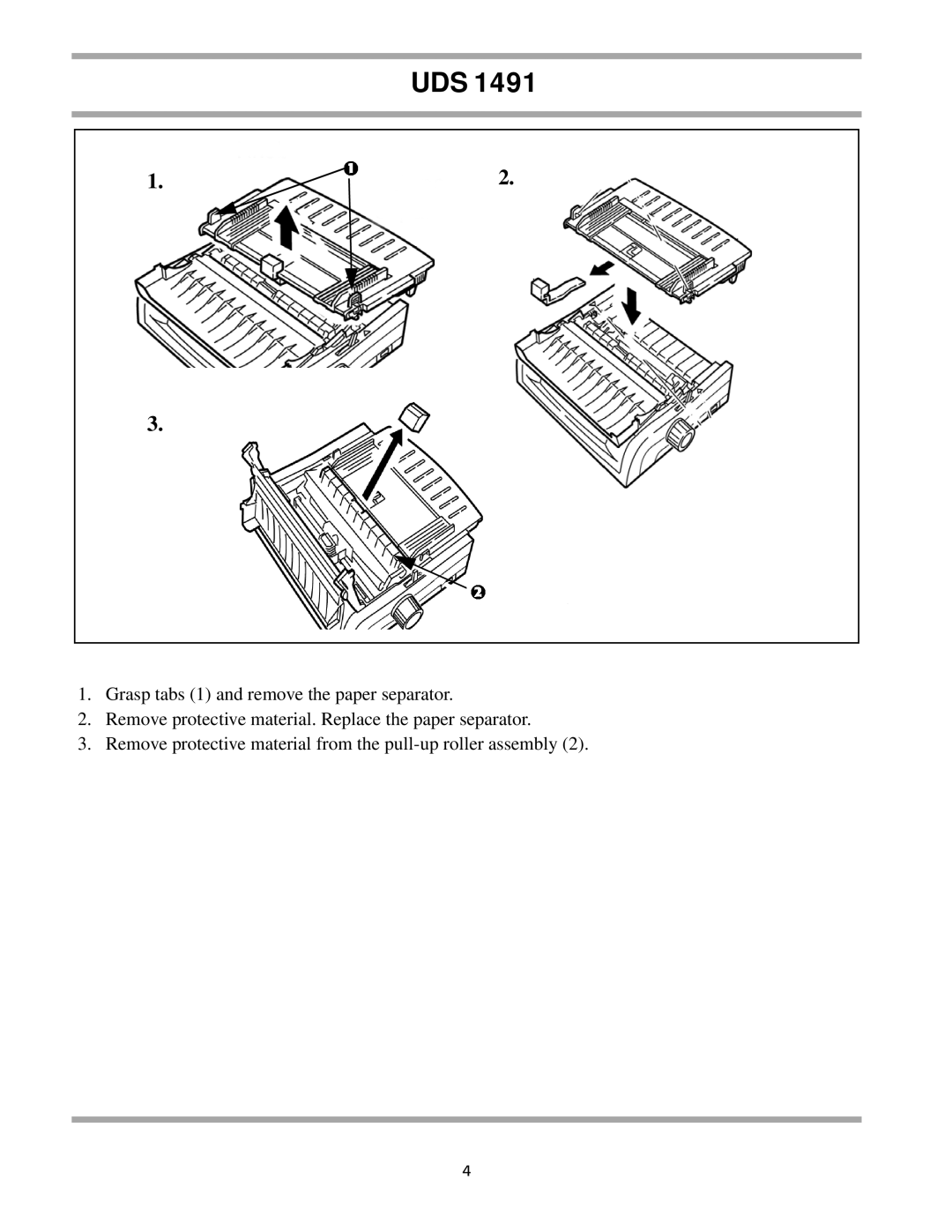 Unisys UDS 1491 setup guide Uds 