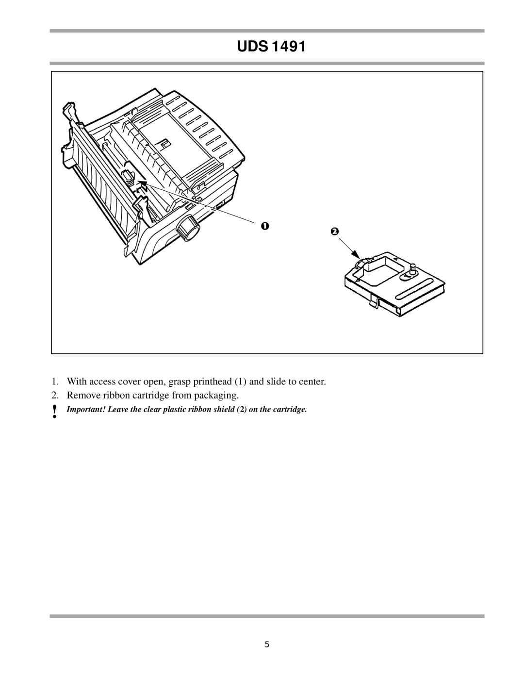 Unisys UDS 1491 setup guide Uds 