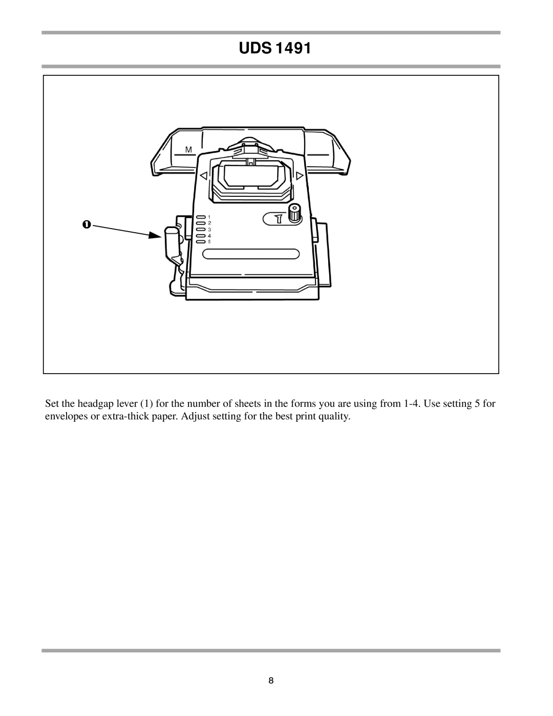 Unisys UDS 1491 setup guide Uds 