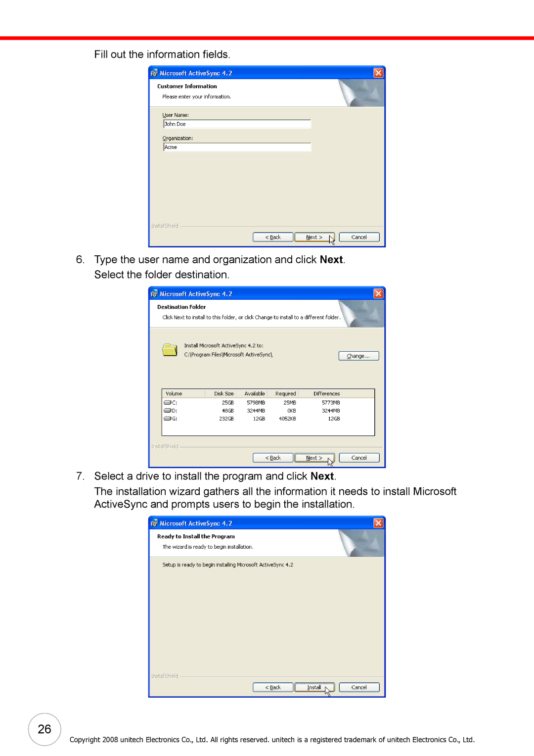 Unitech 38647G user manual 