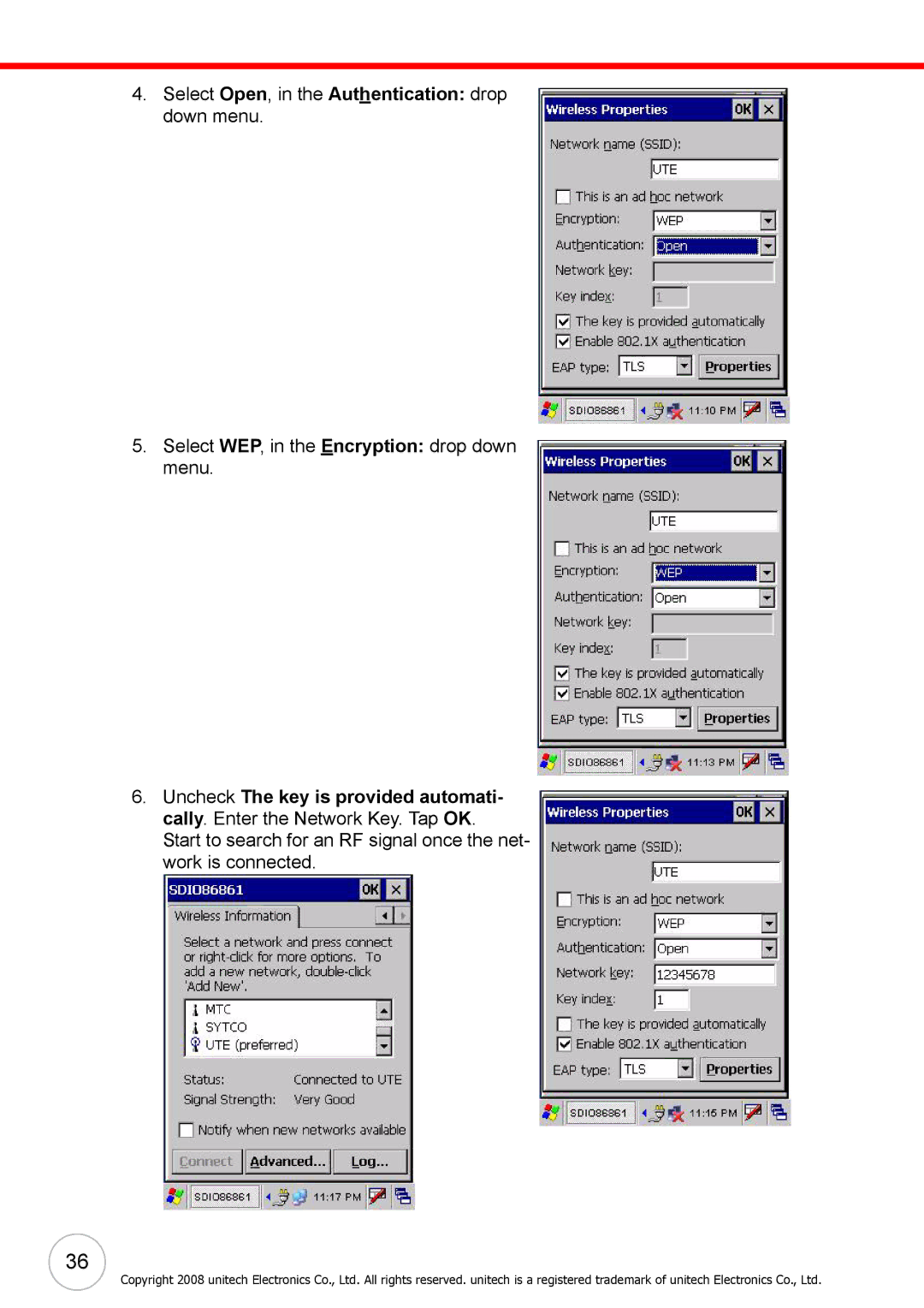 Unitech 38647G user manual 