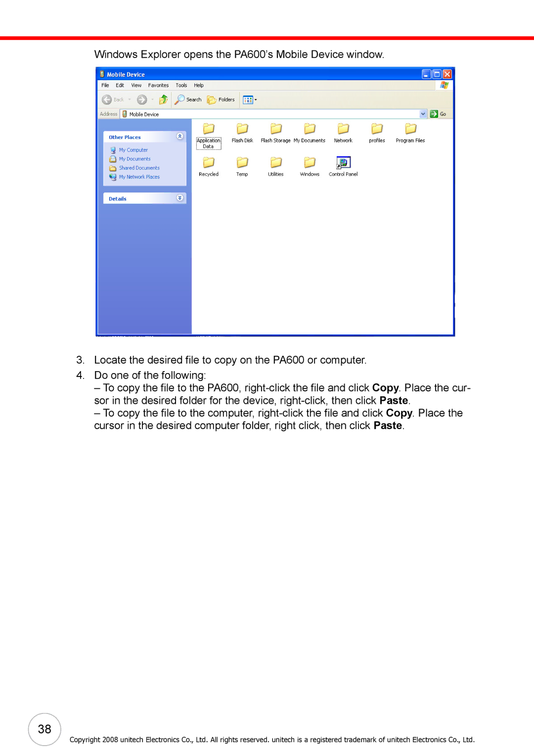 Unitech 38647G user manual 