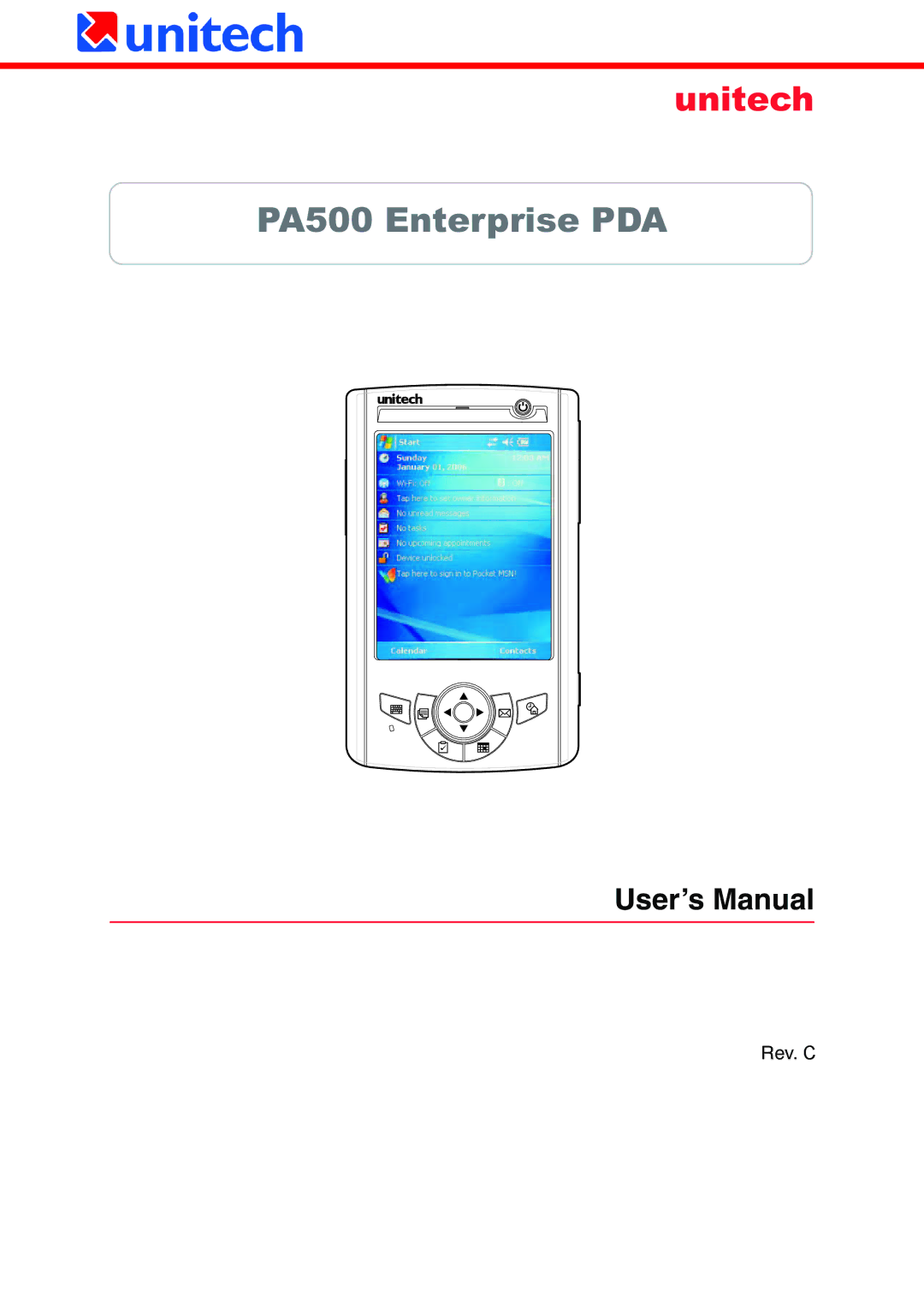 Unitech PA500 user manual 