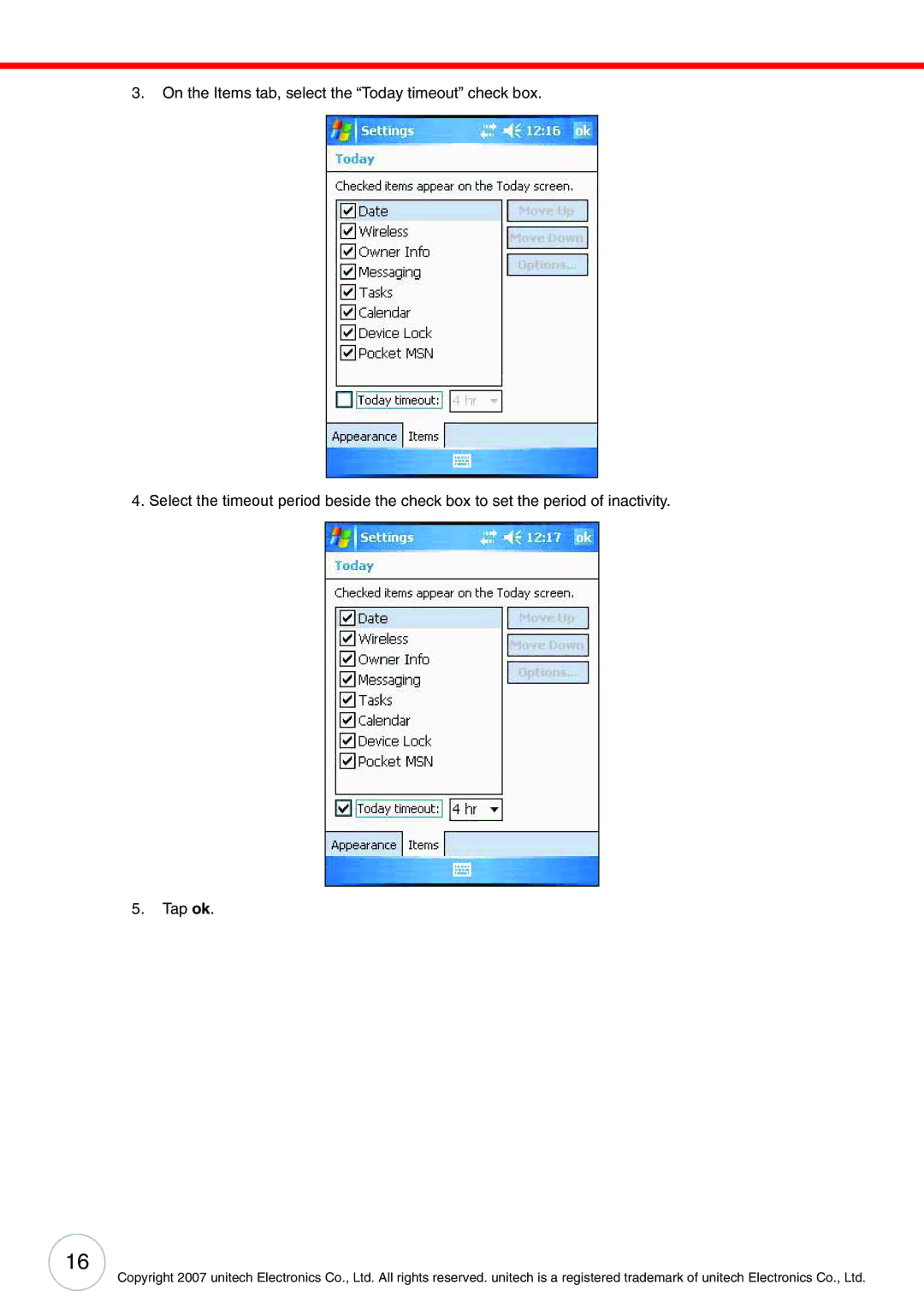 Unitech PA500 user manual 