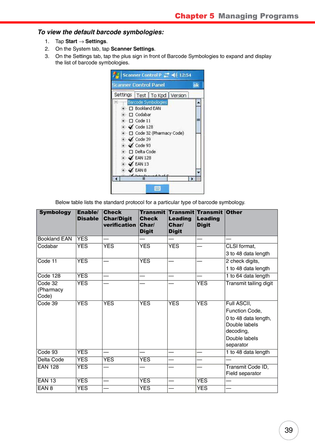 Unitech PA500 user manual Yes 