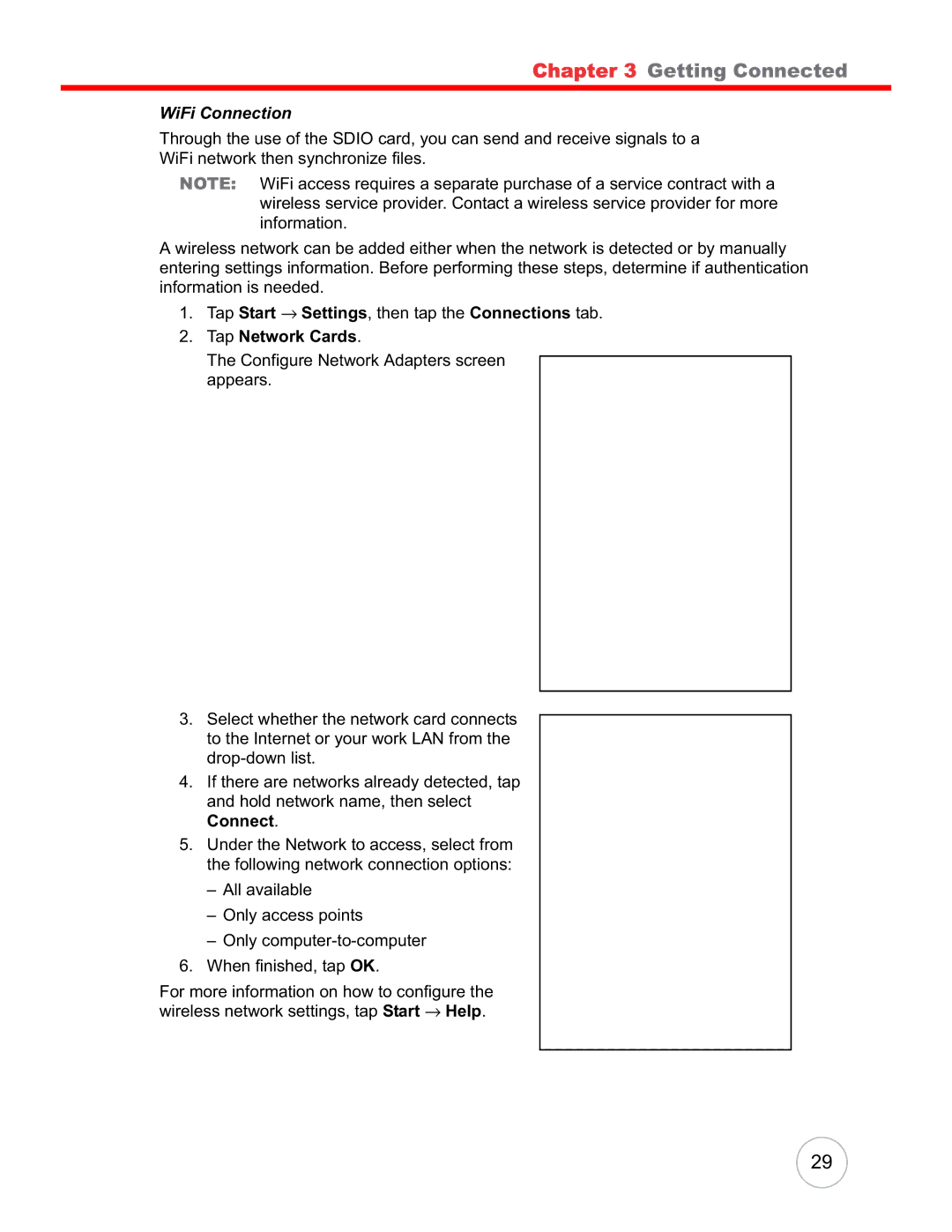 Unitech PA600 user manual WiFi Connection 