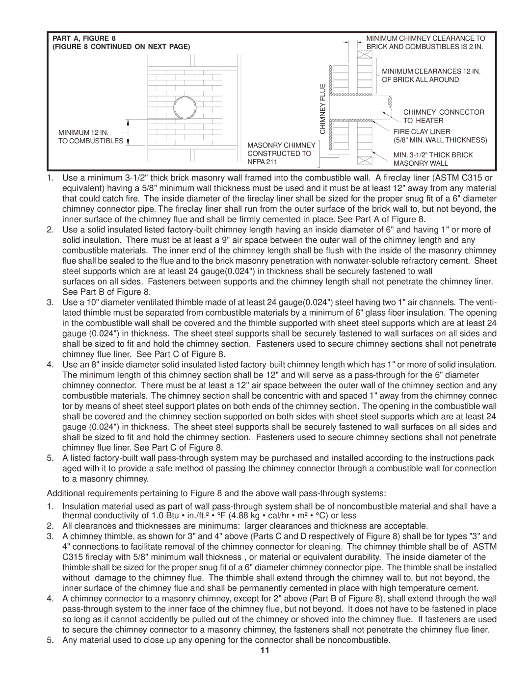 United States Stove 1300, 1400 owner manual On Next 