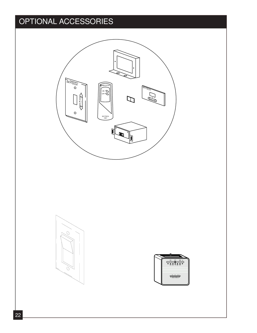 United States Stove 2020N manual Optional Accessories 