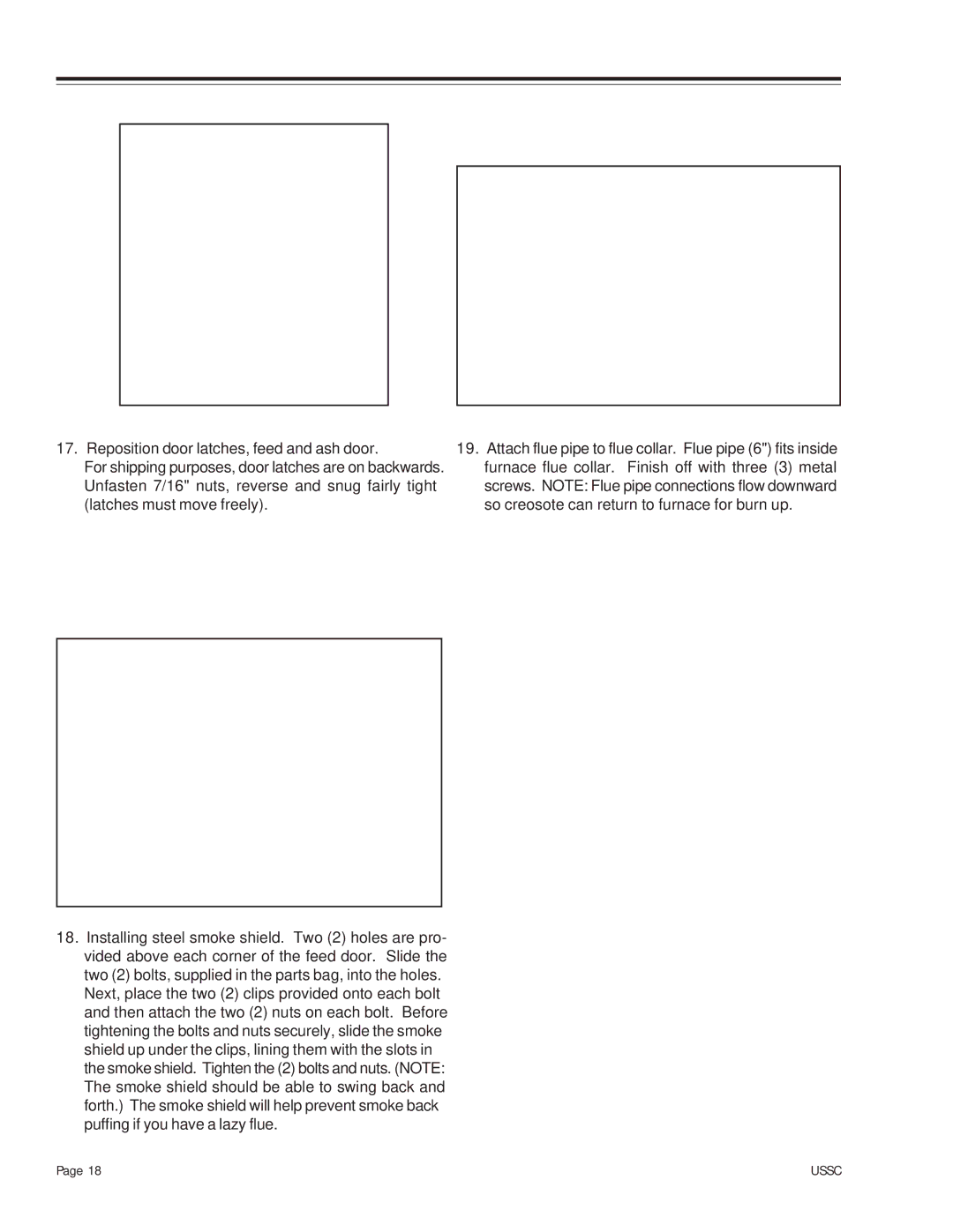 United States Stove 24AG, 24AF, 24AZ owner manual Ussc 