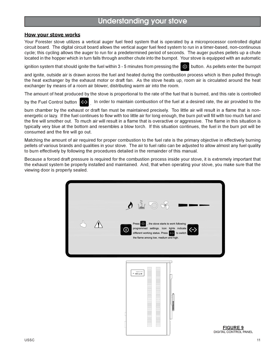 United States Stove 58242 owner manual Understanding your stove, How your stove works 