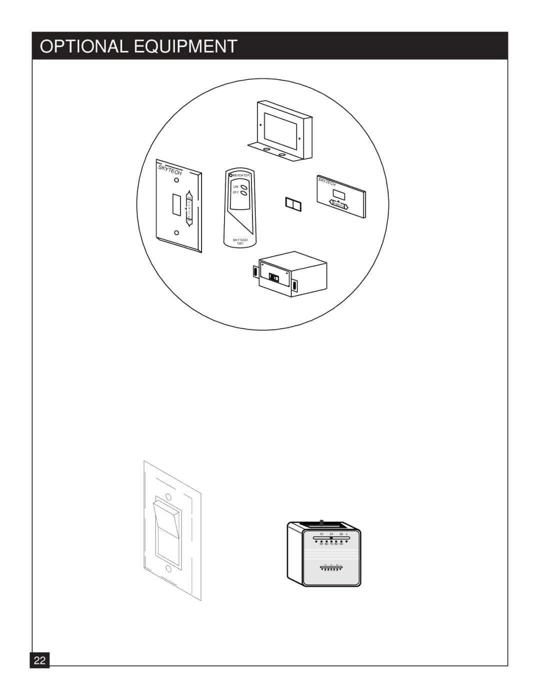 United States Stove 9947 installation manual Optional Equipment 