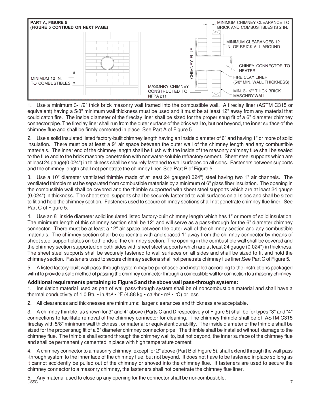 United States Stove 4027, ASA7 owner manual Contiued on Next 