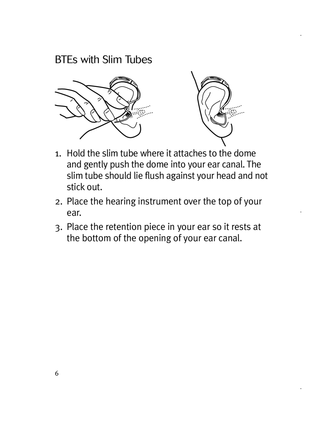 Unitron Hearing Aid 5729-02 manual BTEs with Slim Tubes 