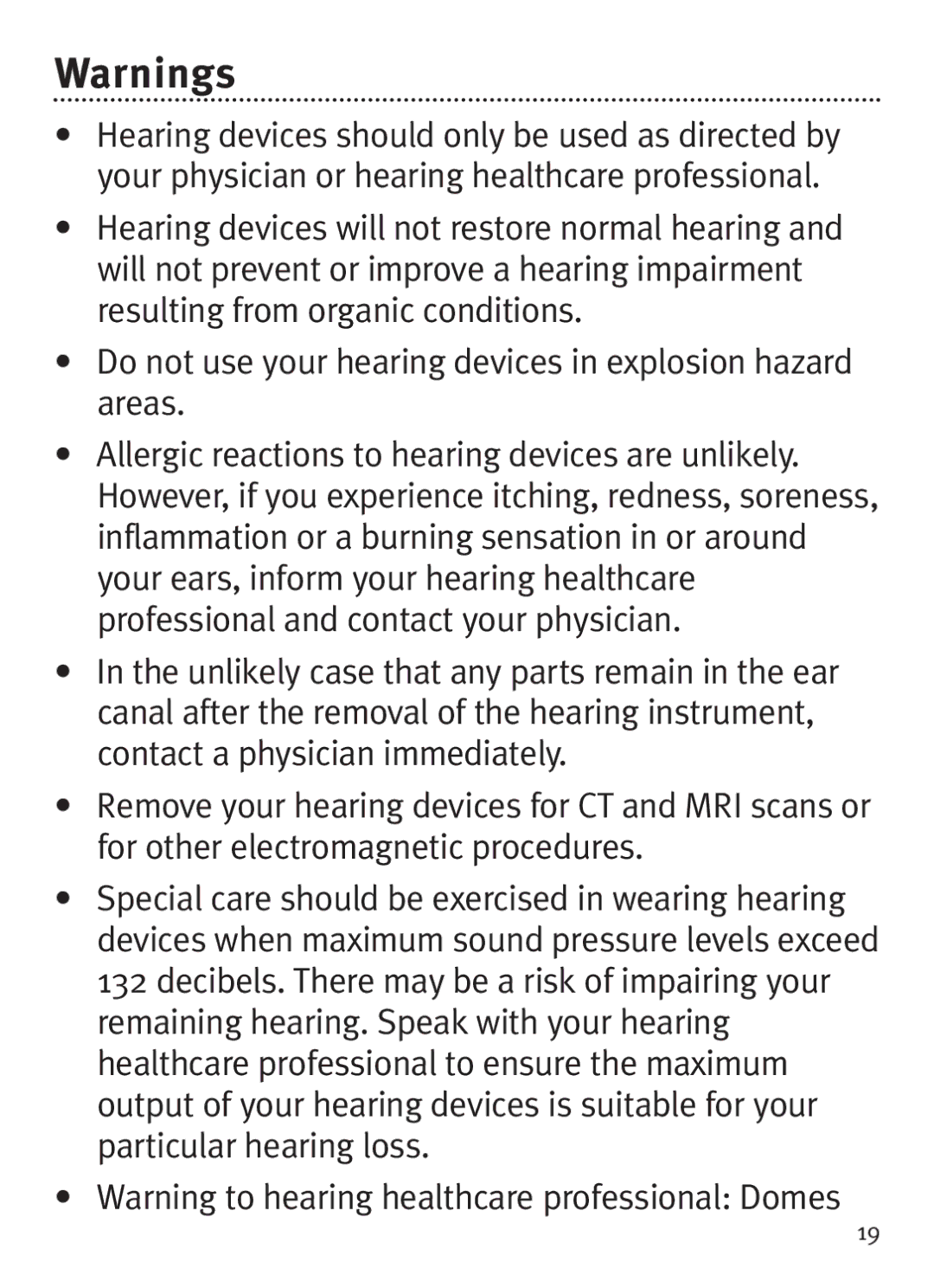 Unitron Hearing Aid BTE manual 