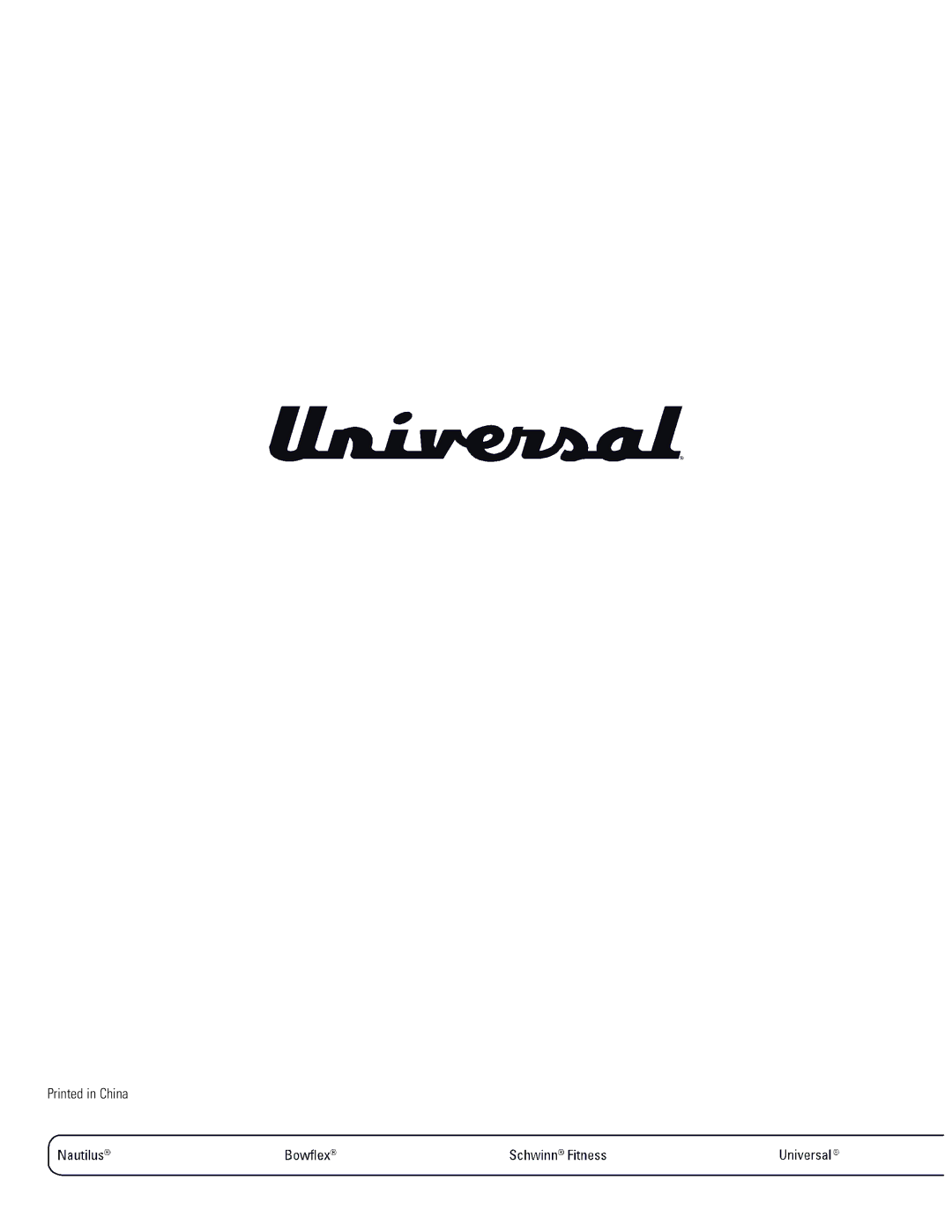 Universal 003-3818091510B manual 