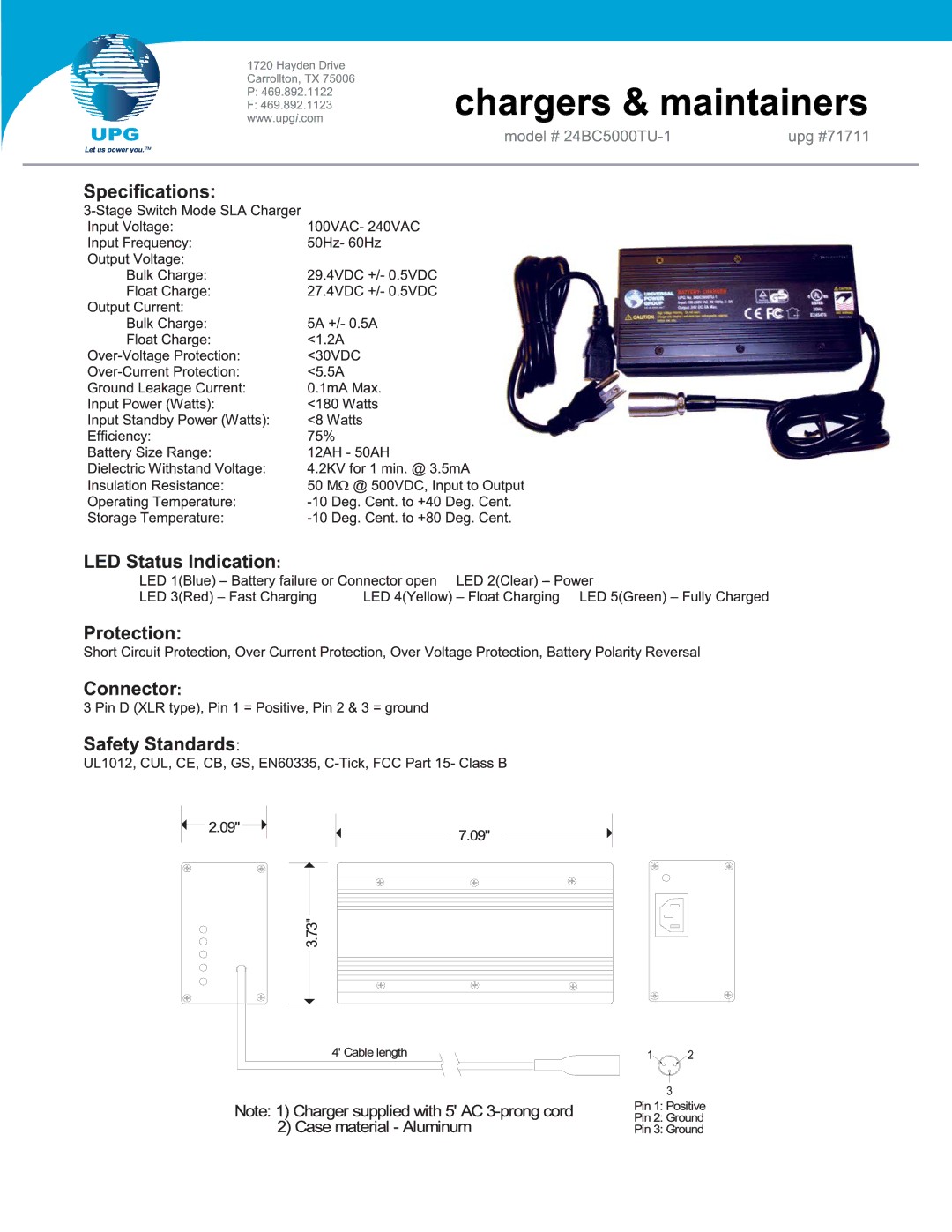 Universal Electronics 24BC5000TU manual 