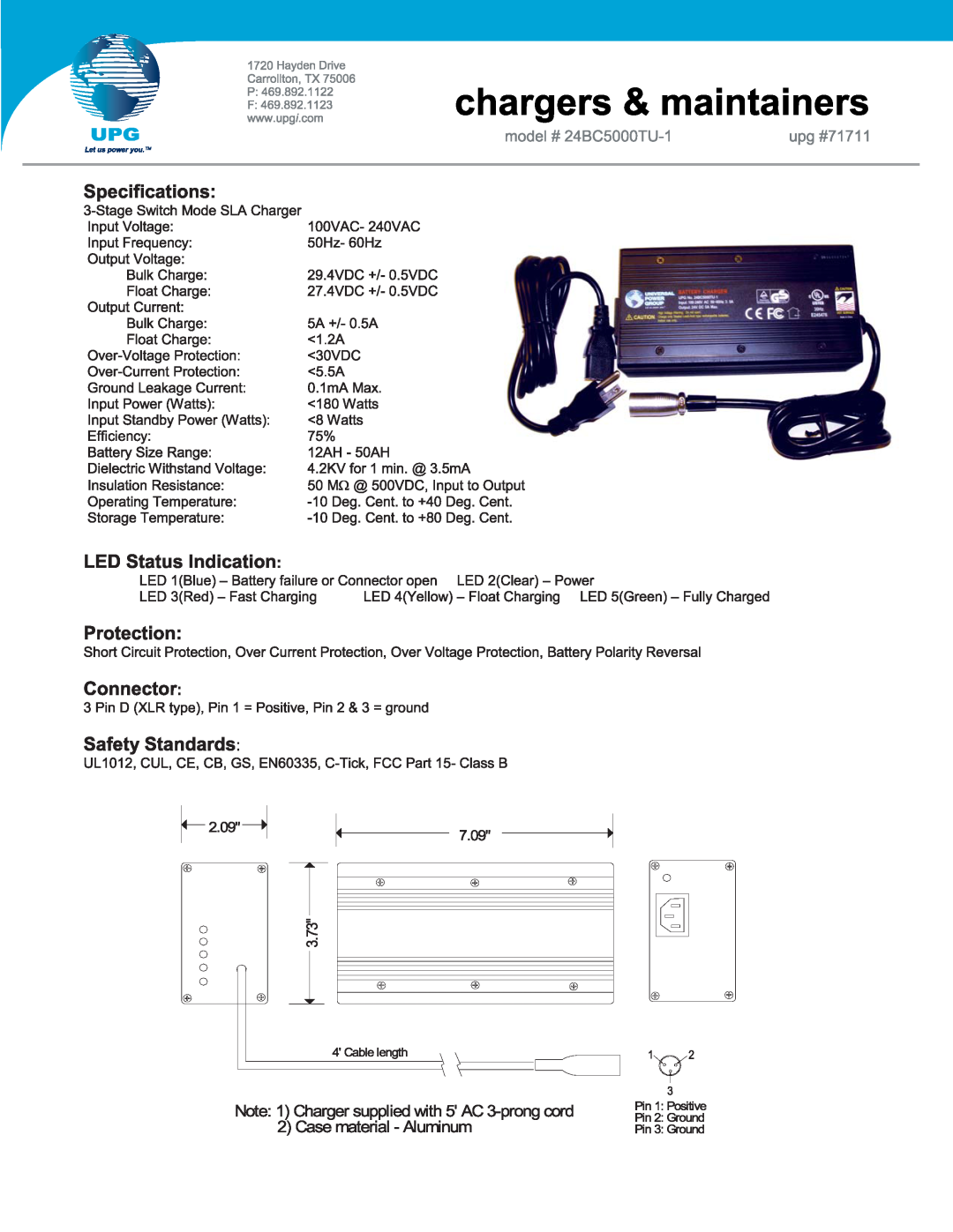 Universal Electronics 24BC5000TU manual 