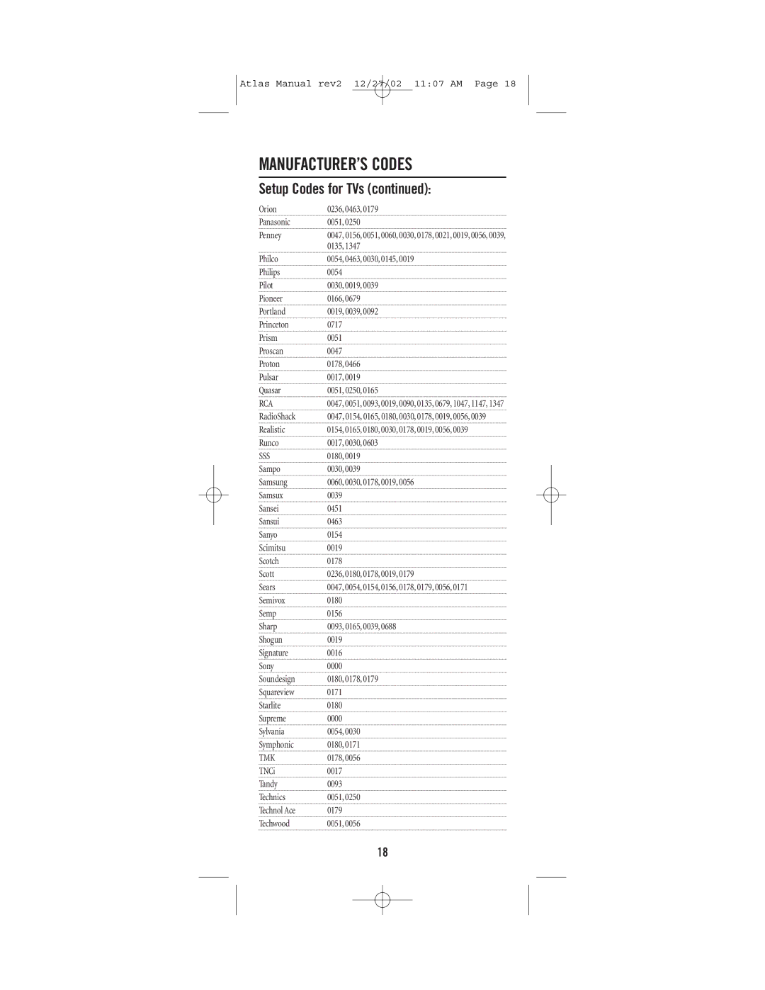 Universal Electronics CABLE 4 manual Rca, Sss 