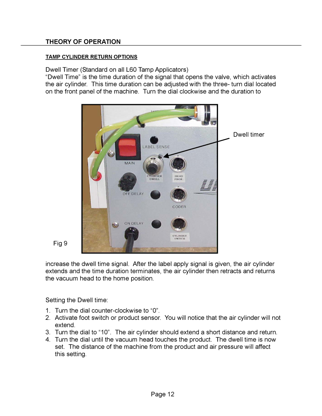 Universal L60 manual Theory of Operation 