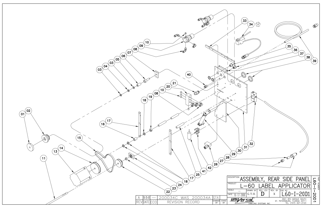 Universal L60 manual 