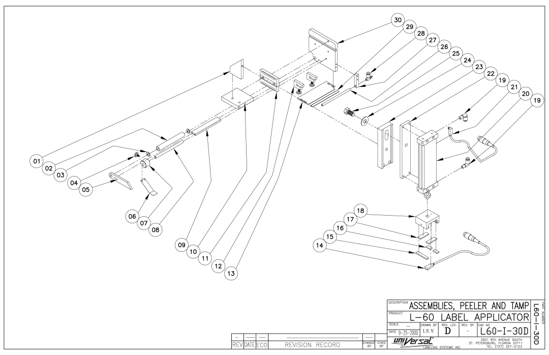 Universal L60 manual 