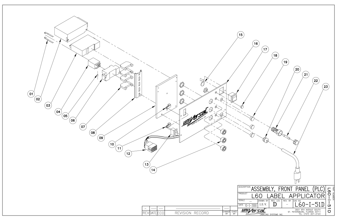 Universal L60 manual 