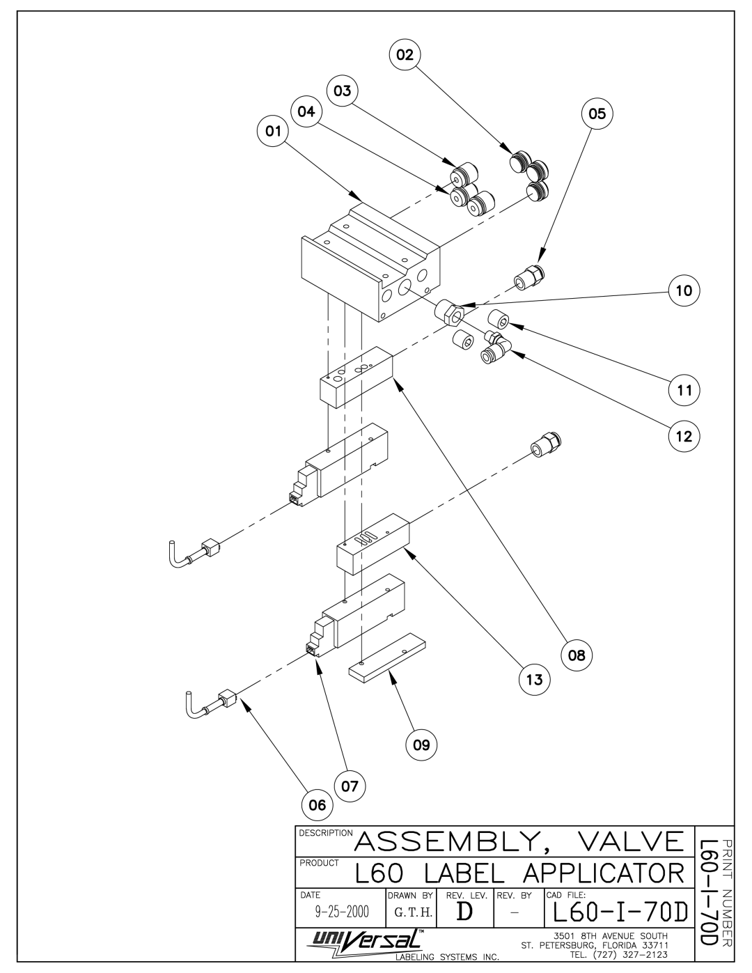 Universal L60 manual 