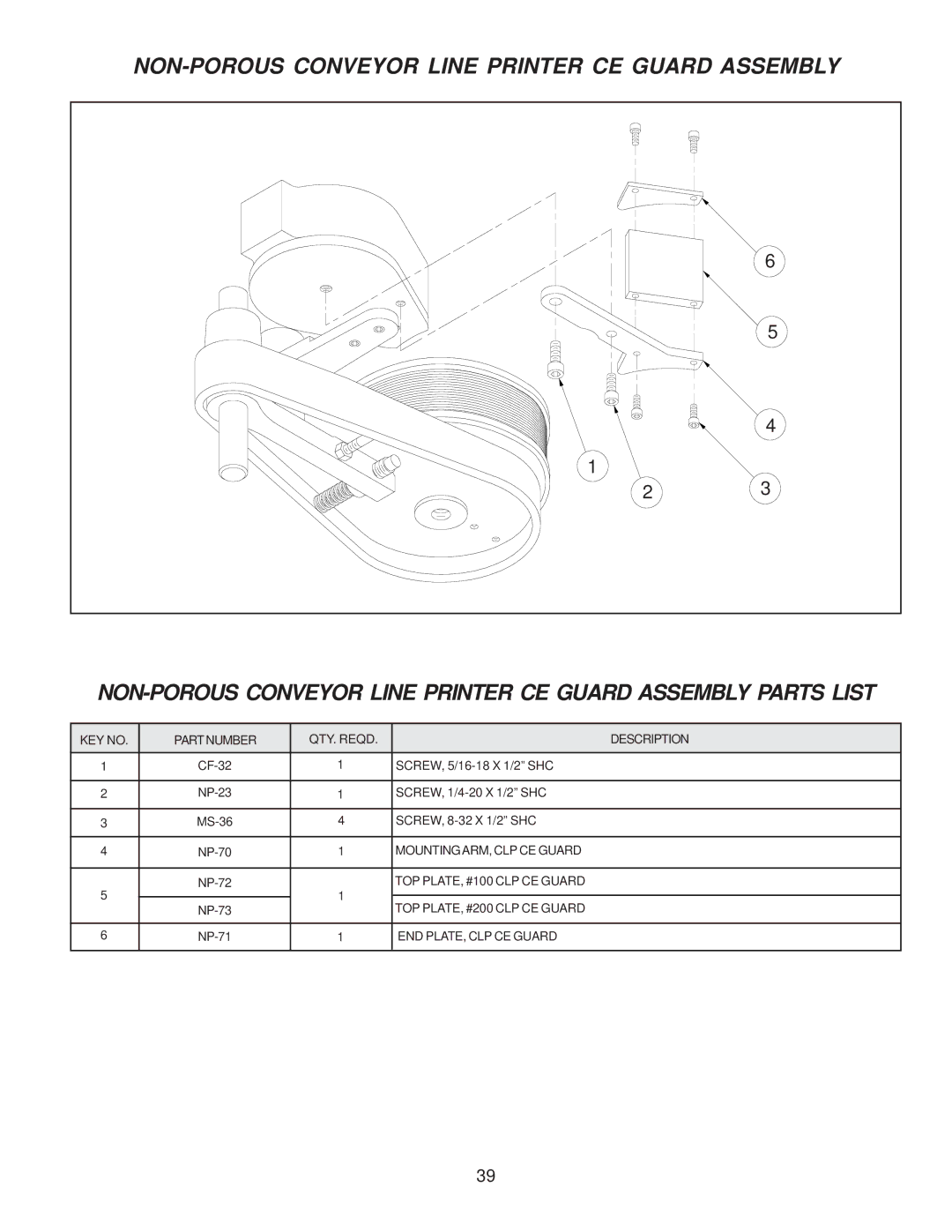 Universal Laser Systems CLP-100NI-NPRT manual MOUNTINGARM, CLP CE Guard 