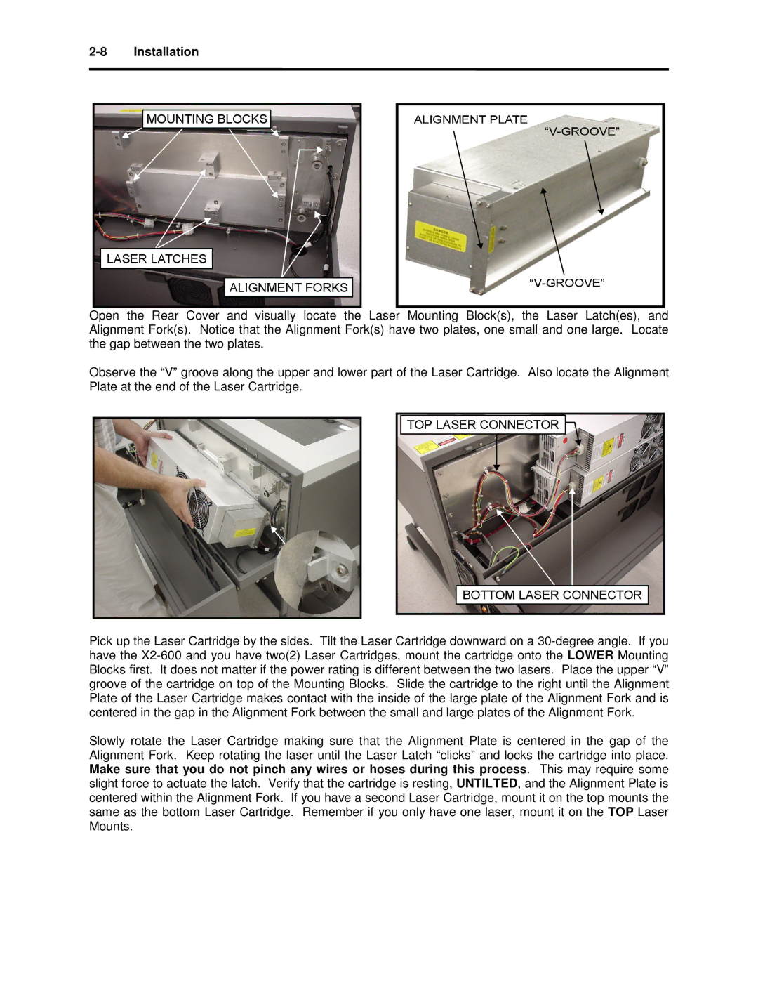 Universal Laser Systems X2-600, X-600 manual Installation 