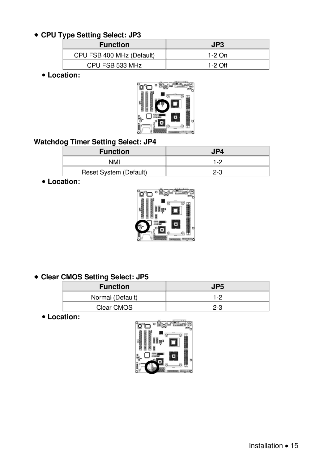 Universal Remote Control M-855 user manual JP3, JP4, JP5 