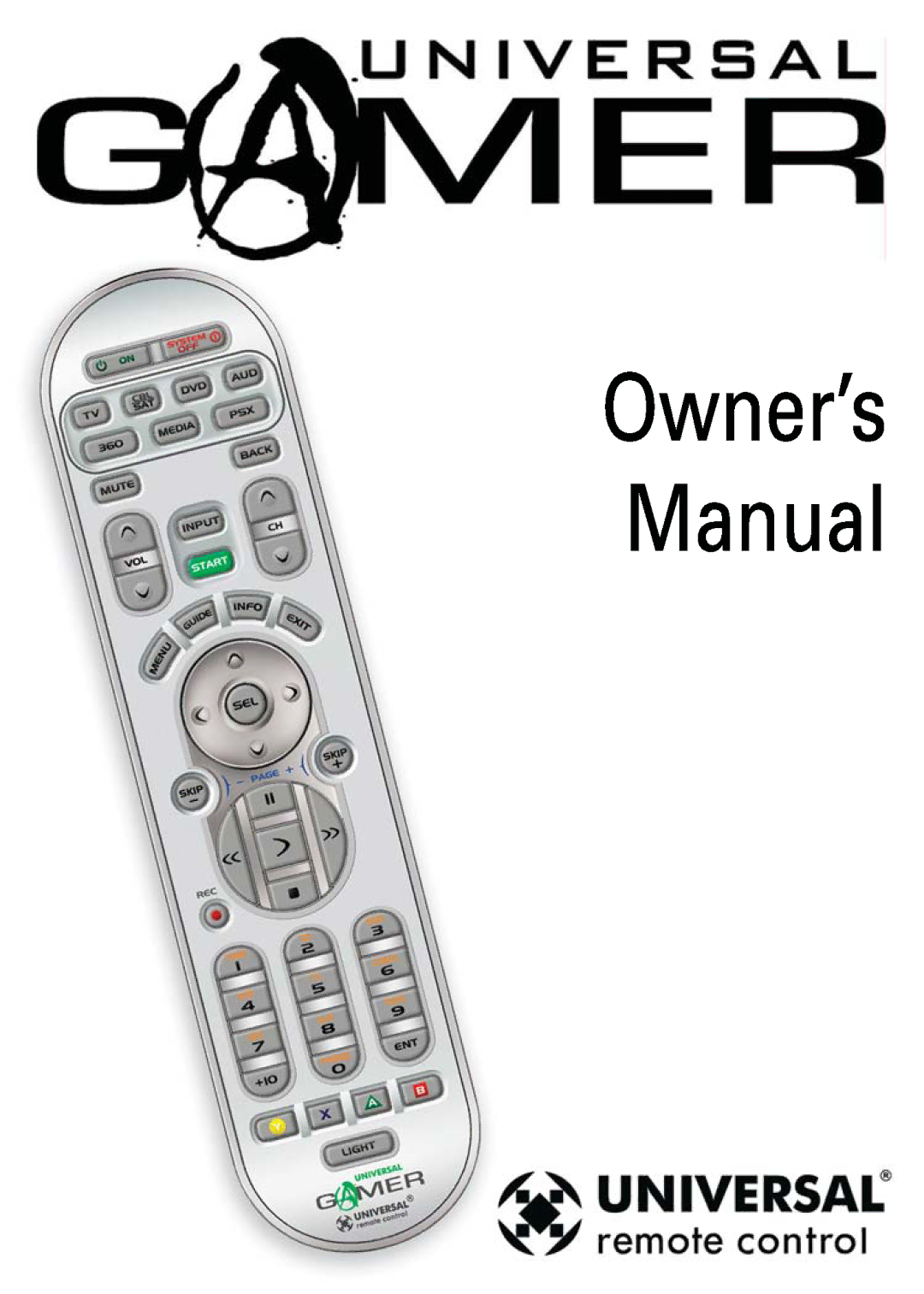 Universal Remote Control Universl Remote manual 