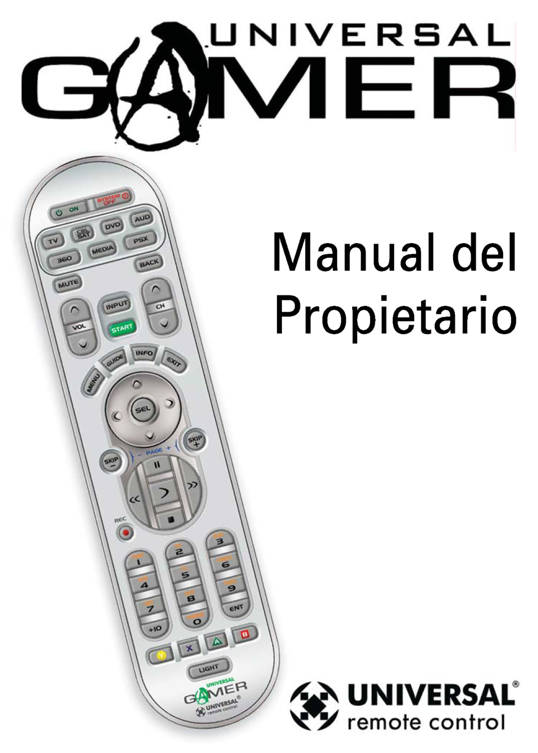 Universal Remote Control Universl Remote manual 