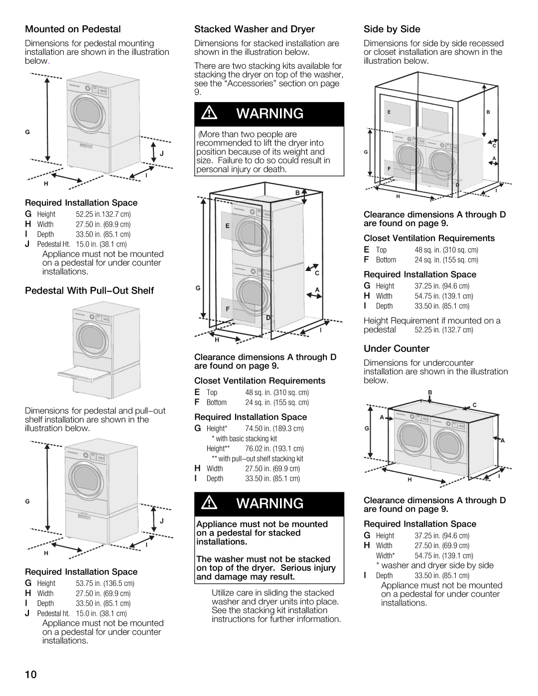 Univex WFVC8440UC/19, 800 series manual 